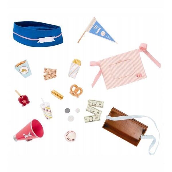 Our Generation Set Accessori Out to the Ballgame per Bambole 46 cm