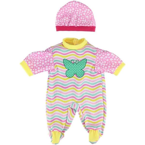 Overall mit Hut für 46 cm große American Doll – sichere und farbenfrohe Kleidung
