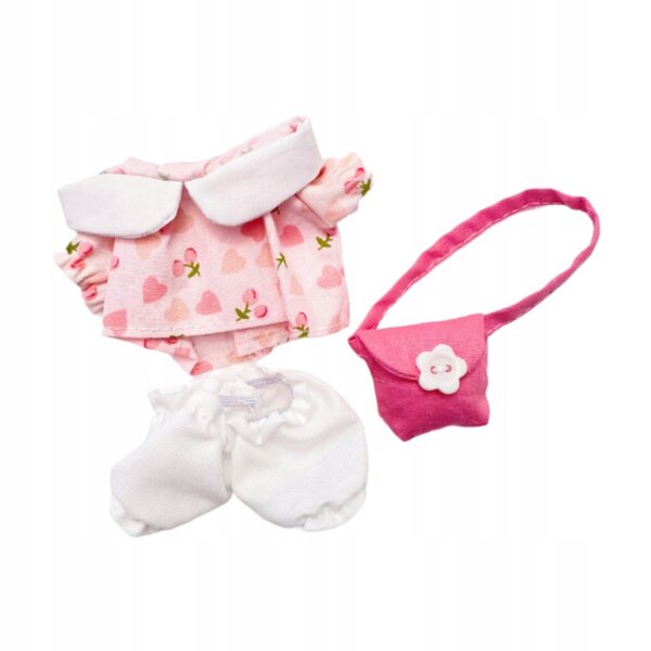 Mini 6 pollici vestiti per bambole abiti comodi rosa regalo per bambini