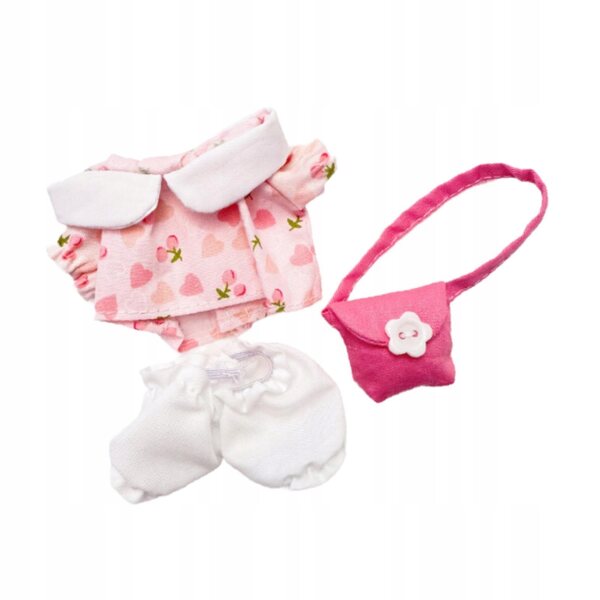 Mini 6 pollici vestiti per bambole abiti comodi rosa regalo per bambini