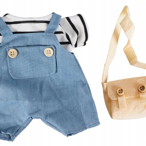 Cowboy-Outfit für 38-cm-Puppen – weiches und farbenfrohes Kostüm zum Spielen und Verschenken