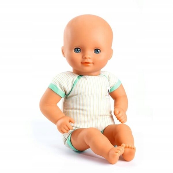 Lilas Rose Puppe 32 cm Djeco – Weiche und waschbare Puppe für Kinder ab 18 Monaten