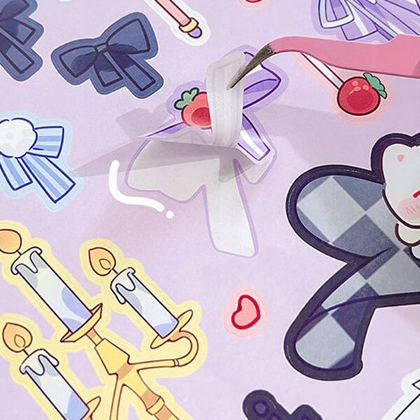 Set 4 Libri con Adesivi per Volto per Bambini Creativi e Divertenti