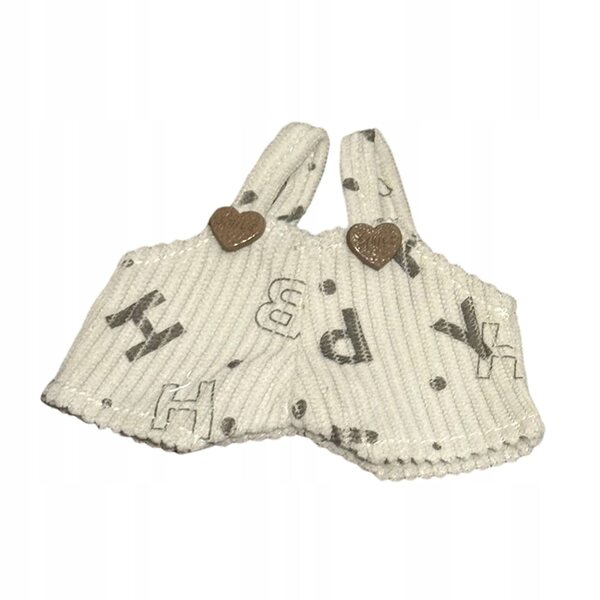 Cordhose für beige Minipuppen 10,5x9,5 cm