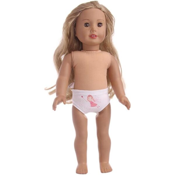 Bedrucktes Höschen für amerikanische Puppe 46 cm – sicheres und ungiftiges Kostümzubehör