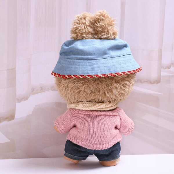 Set 4 Miniature Abiti in Pile per Bambole da 38 cm - Accessori Decorativi