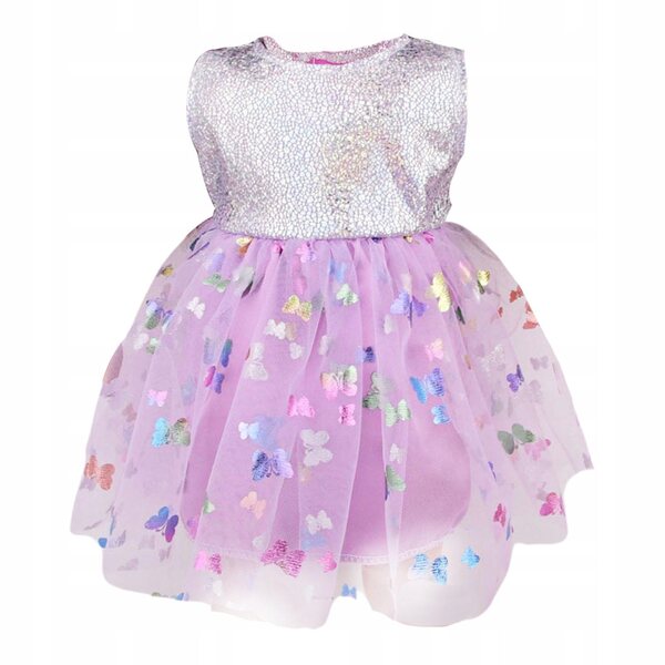 18 Zoll 43 cm Puppenkleid Lila Modepuppenkleidung