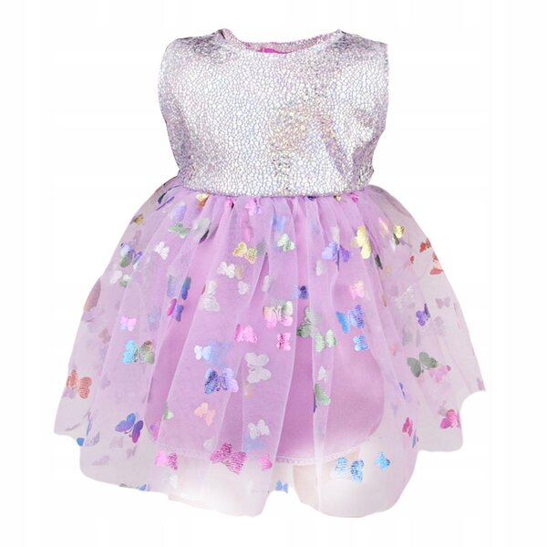 18 Zoll 43 cm Puppenkleid Lila Modepuppenkleidung