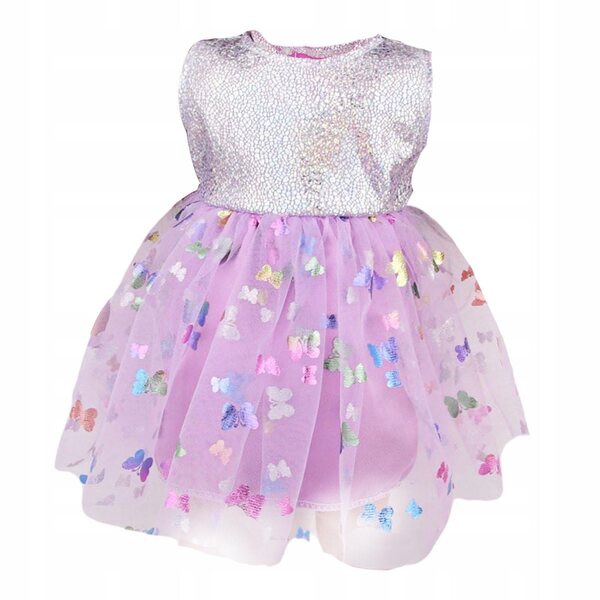 18 Zoll 43 cm Puppenkleid Lila Modepuppenkleidung