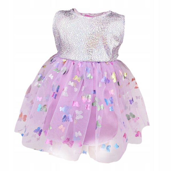 18 Zoll 43 cm Puppenkleid Lila Modepuppenkleidung