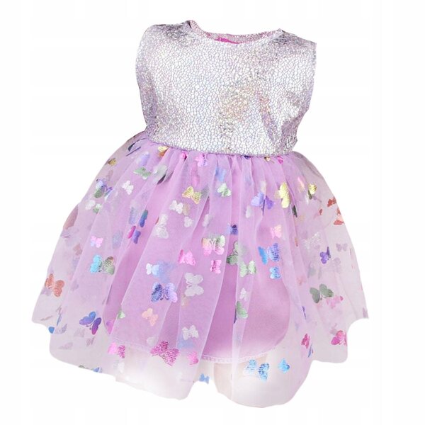 18 Zoll 43 cm Puppenkleid Lila Modepuppenkleidung