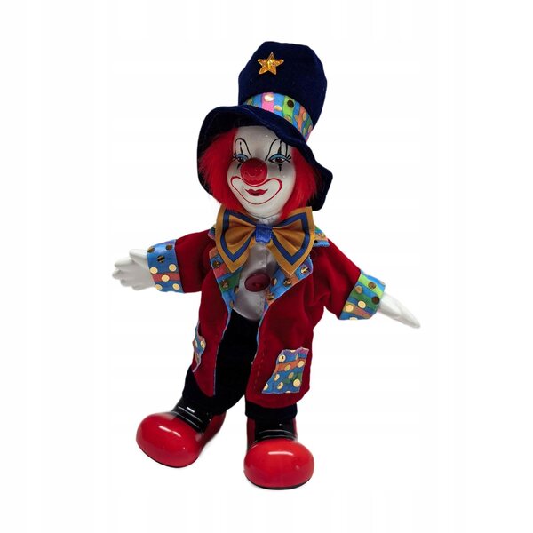 Clown-Figur, Puppe, 18 cm, Halloween-Dekorations- und Bastelkollektion