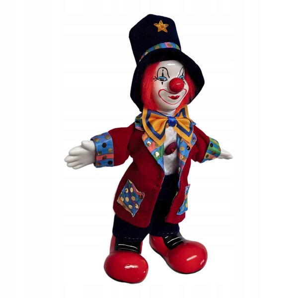 Clown-Figur, Puppe, 18 cm, Halloween-Dekorations- und Bastelkollektion