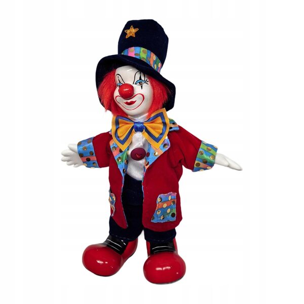 Clown-Figur, Puppe, 18 cm, Halloween-Dekorations- und Bastelkollektion