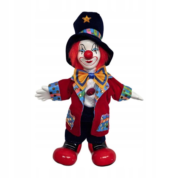 Clown-Figur, Puppe, 18 cm, Halloween-Dekorations- und Bastelkollektion