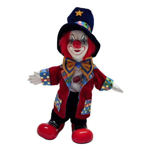 Clown-Figur, Puppe, 18 cm, Halloween-Dekorations- und Bastelkollektion