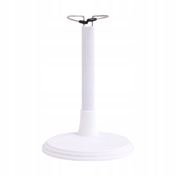 Supporto regolabile per bambole da collezione 1/6 bianco fino a 30 cm di altezza