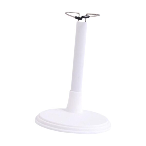 Supporto regolabile per bambole da collezione 1/6 bianco fino a 30 cm di altezza