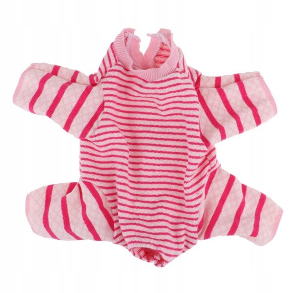Maglione rosa in tessuto per bambola gatto Reborn 18 pollici, morbido e confortevole