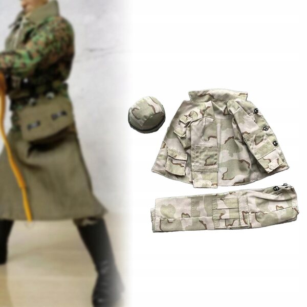 Set Abbigliamento 1/6 Retro con Giacca e Pantaloni per Figure 12 pollici