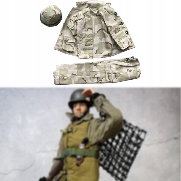 Set Abbigliamento 1/6 Retro con Giacca e Pantaloni per Figure 12 pollici