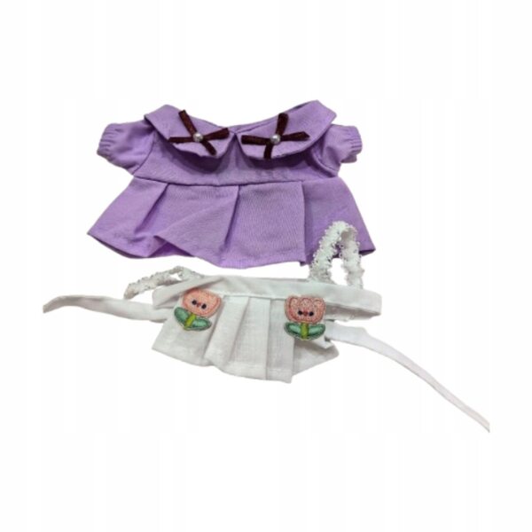 Vestito Cameriera per Bambola 15 cm - Outfit Morbido e Accessori Fotografici