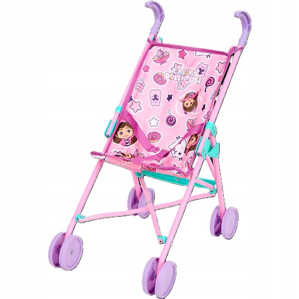Ein Kinderwagen für Gabi- und Peppa Pig-Puppen, perfekt zum Laufenlernen und mit viel Spaß