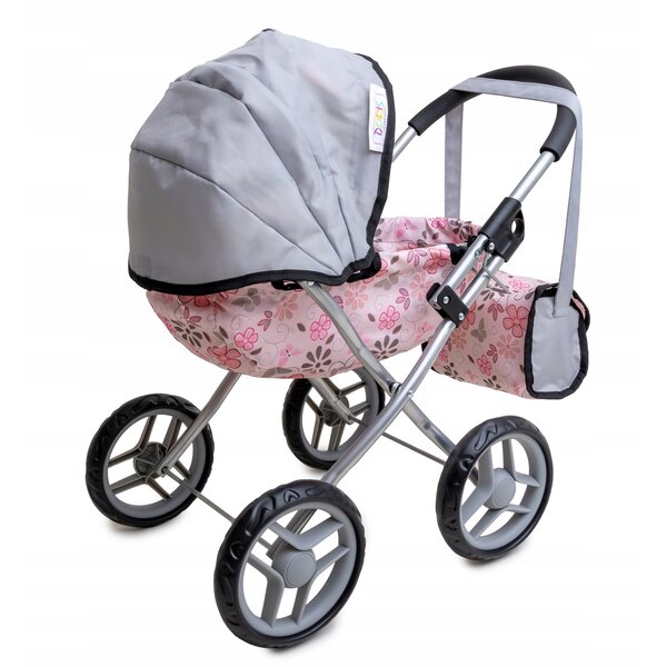 Deep Doris Puppenwagen mit Mehrzwecktasche und faltbarer Struktur