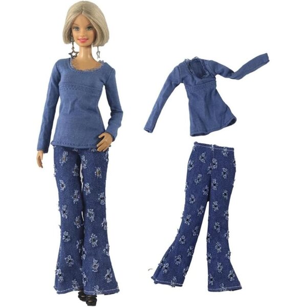 11,5-Zoll-Puppenkleidung – komplettes modisches Kleidungsset für 1/6 amerikanische BJD-Puppe