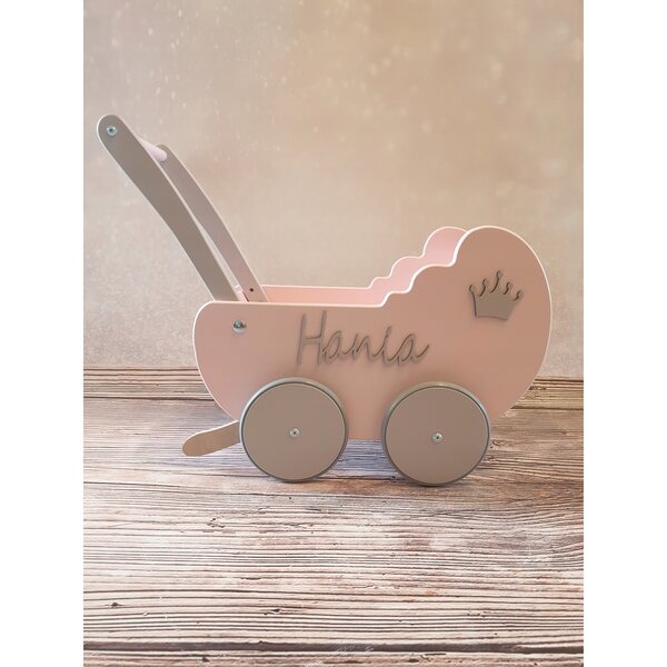 Holzkinderwagen für Tomas-Puppen – umweltfreundlich, verstellbar, hochwertig