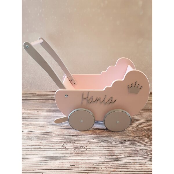 Holzkinderwagen für Tomas-Puppen – umweltfreundlich, verstellbar, hochwertig