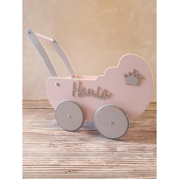 Holzkinderwagen für Tomas-Puppen – umweltfreundlich, verstellbar, hochwertig