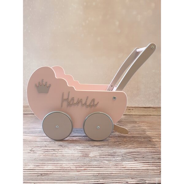 Holzkinderwagen für Tomas-Puppen – umweltfreundlich, verstellbar, hochwertig