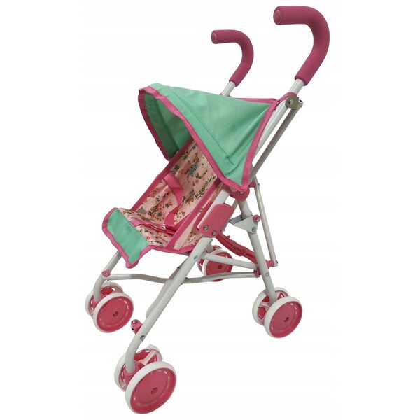 Mariotoys Passeggino per Bambole - Leggero, Pieghevole e Sicuro per Bambini 3+