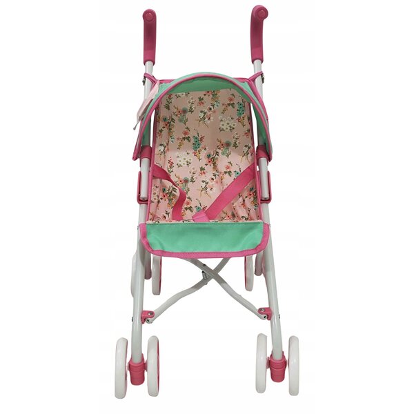 Mariotoys Passeggino per Bambole - Leggero, Pieghevole e Sicuro per Bambini 3+