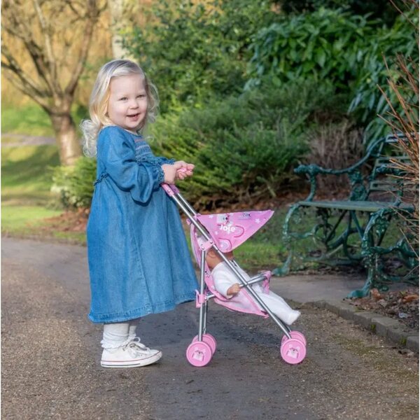 HTI Joie Puppenwagen mit Verdeck, stabil und leicht für Kinder ab 3 Jahren