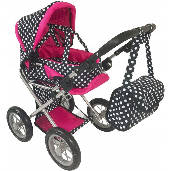 Passeggino per bambole 3in1 MarioToys con ruote grandi e gondola - set per bambini