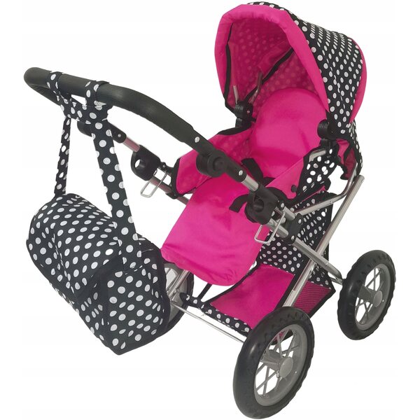 Passeggino per bambole 3in1 MarioToys con ruote grandi e gondola - set per bambini