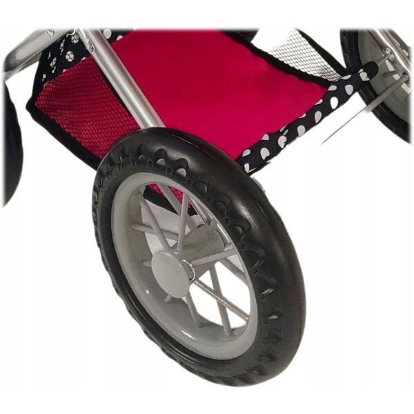 Passeggino per bambole 3in1 MarioToys con ruote grandi e gondola - set per bambini