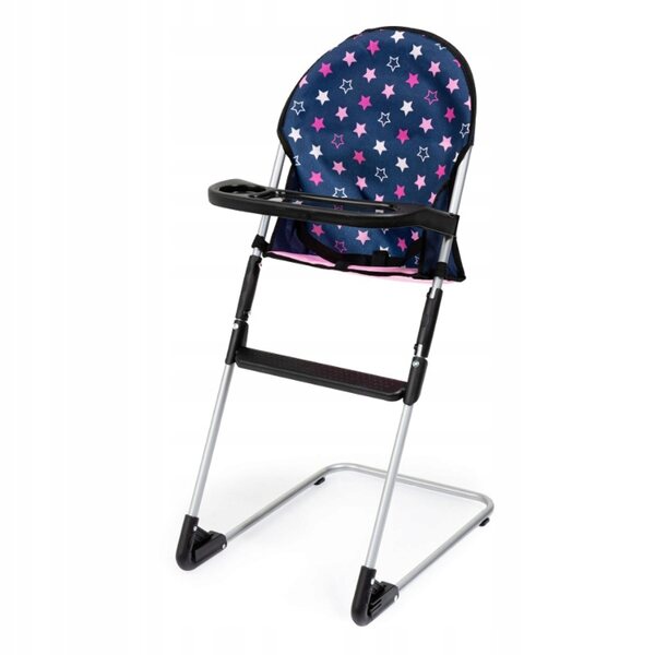 Poussette de poupée XEO Bayer Design 2in1 Deep avec accessoires bleu marine et rose