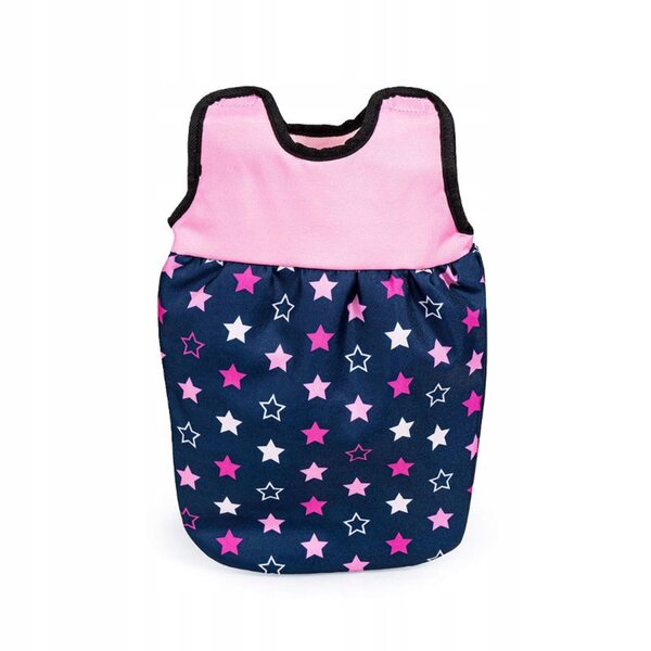 Poussette de poupée XEO Bayer Design 2in1 Deep avec accessoires bleu marine et rose