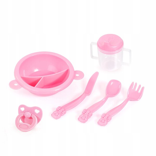 Poussette de poupée XEO Bayer Design 2in1 Deep avec accessoires bleu marine et rose