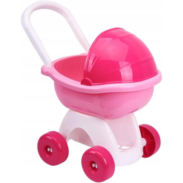Fancy 8256 Rosa Puppenwagen für Kinder ab 3 Jahren, sicher und langlebig