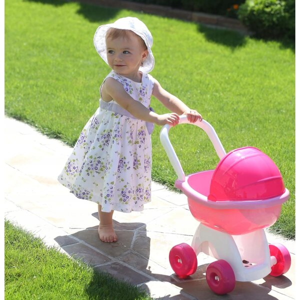 Fancy 8256 Rosa Puppenwagen für Kinder ab 3 Jahren, sicher und langlebig
