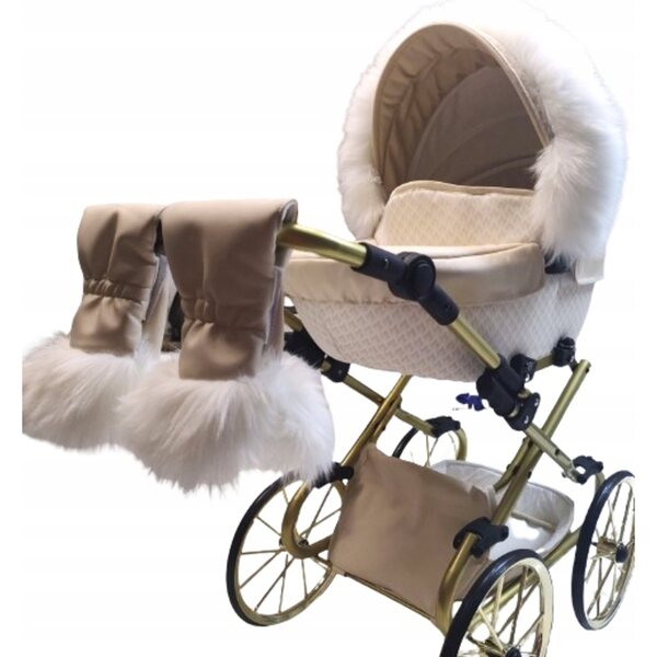 Futerko und Schutzhandschuhe für Jackmar Puppenwagen – hochwertiges Universalzubehör