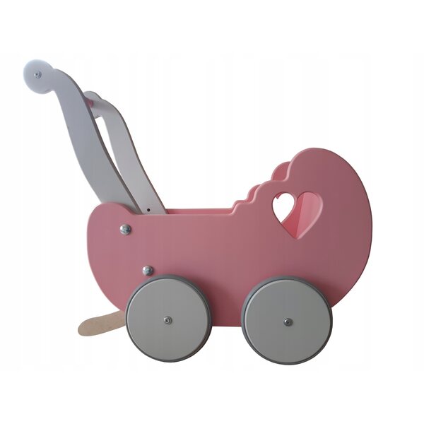 Wózek dla lalek drewniany pchacz jeździk drewniany pchacz handmade