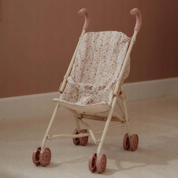 Little Dutch Zusammenklappbarer Puppenwagen Beige LD4585