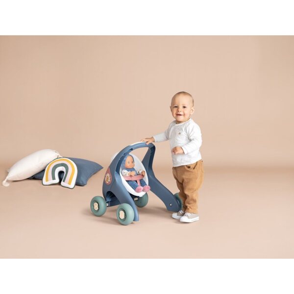 3in1 Lauflernwagen mit Smoby Little Puppe – Kinderwagen und Sportwagen für Kinder ab 12 Monaten