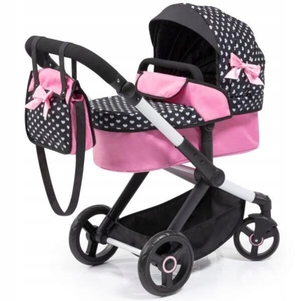 2-in-1-Puppenwagen Bayer Design XEO mit verstellbarem Griff und drehbaren Rädern