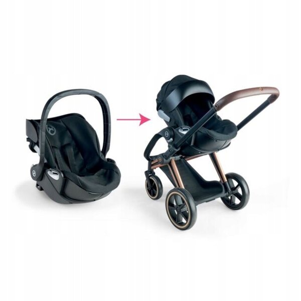 Corolle Cybex 3 in 1 Kinderwagen für Puppen von 36 bis 52 cm – Schwarz